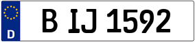 Truck License Plate
